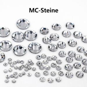 MC Steine flat backs hotfix - mittleres Crystal Paket