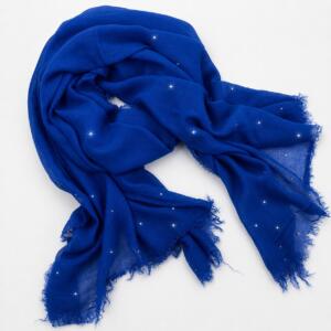Weicher Schal aus Viskose in blau