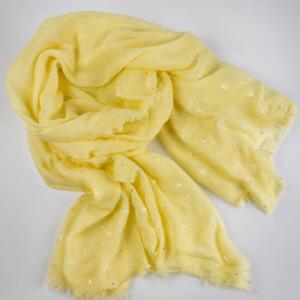 Weicher Schal aus Viskose in soft yellow