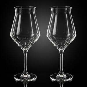 Bierglas - veredelt mit Swarovski® Kristallen (Streu - 2er Set)