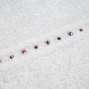 handtuch_weiss_swarovski_rosa_streifen1.
