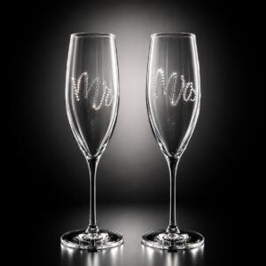 Sektgläser Mr und Mrs (2er Set)
