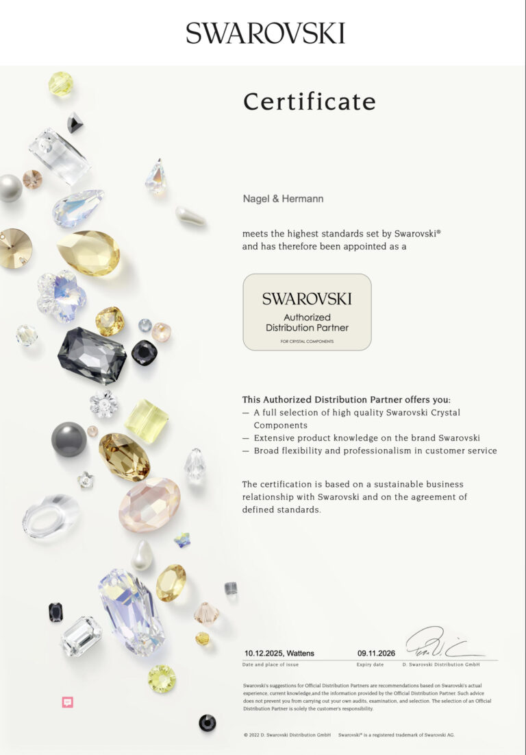 swarovski zertifikat distribution 2026